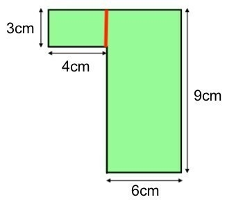 Work out the area of this shape-example-1