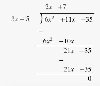 Divide the following polynomial, then place the answer in the proper location on the-example-1