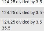 Oliver traveled 124.25 miles in 3.5 at a constant speed. What is the constant of proportionality-example-1