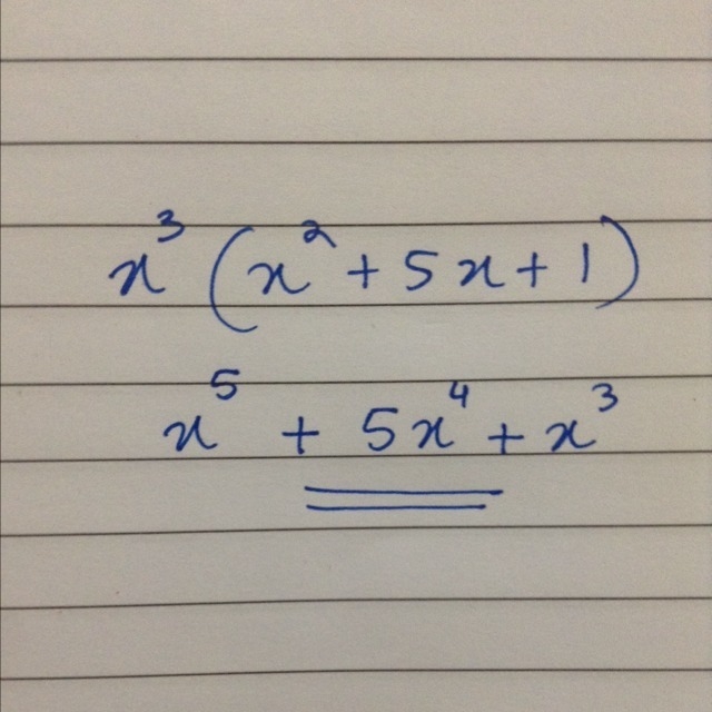 Find the product x^3(x^2+5x+1)-example-1