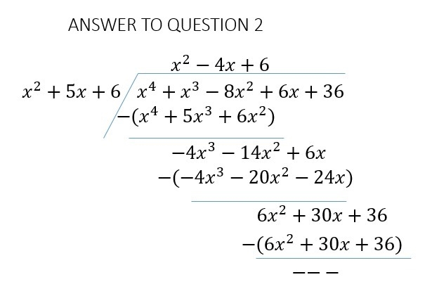 Two Algebra Questions! Help! 1) Divide 8x4 – 6x3 + 7x2 – 11x +10 by 2x – 1 using long-example-2