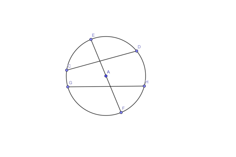 What is true regarding chords and diameters of circles? A. both cords and diameters-example-1