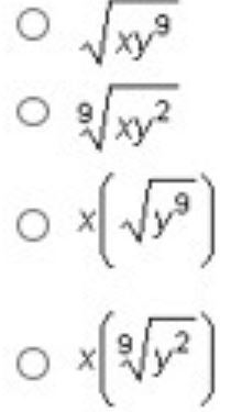 Which expression is equivalent to xy^2/9?-example-1