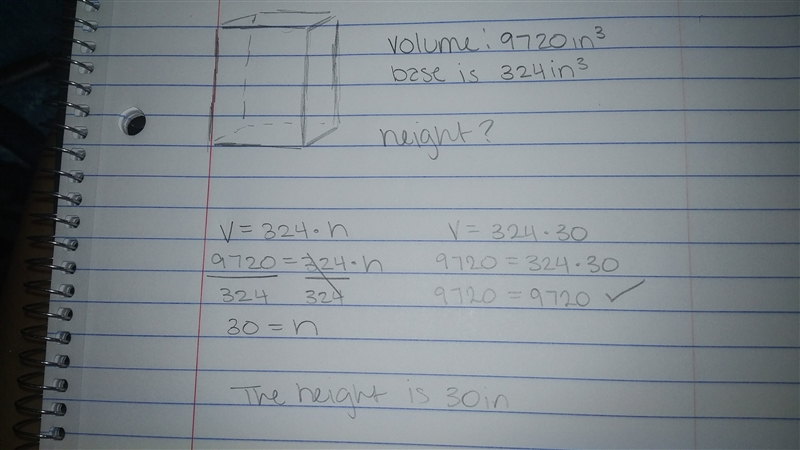 A recycling bin in the The shape of a rectangular prism has a volume of 9720 cubic-example-1