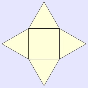 What is the surface area of a square pyramid with a base side lengths of 10 inches-example-1