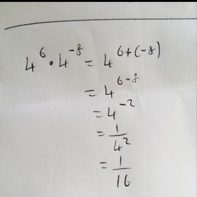 20 points Which expression is equivalent to 4^6 ⋅ 4^−8?-example-1