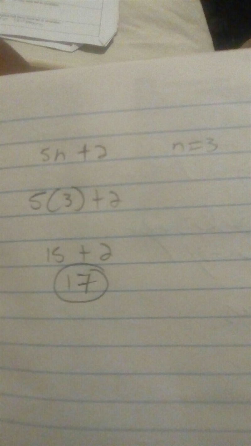 the expression 5n can be. used to find the total cost in dollars of bowling where-example-1