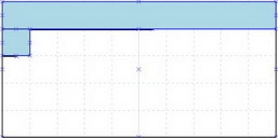 Here is a centimetre square grid. Draw a shape with an area of 11cm squared.-example-1