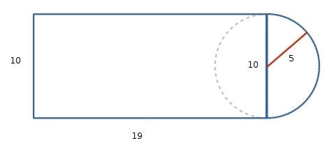 Find the perimeter (or circumference) and area.Use 3.14 for pi.-example-1