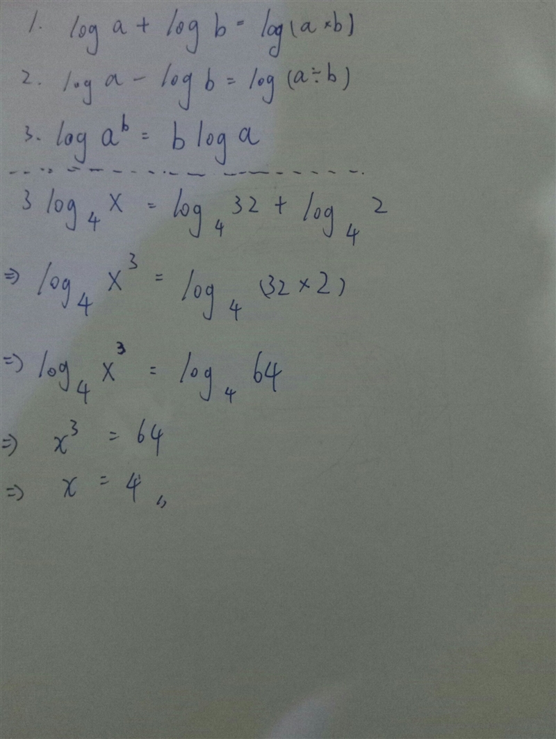 3log4^x=log4^32+log4^2-example-1