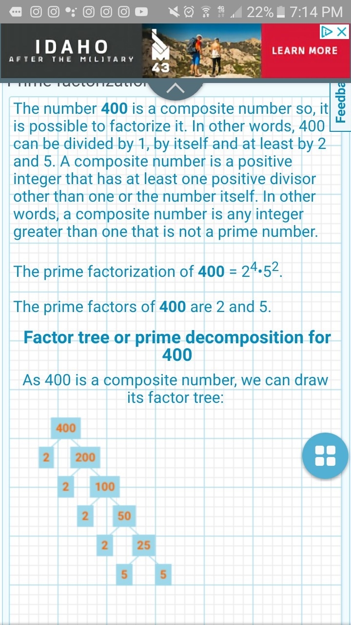 What is the prime factorization for 400 using exponents-example-1