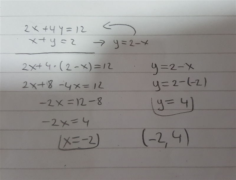 What’s the solution of the following system?-example-1