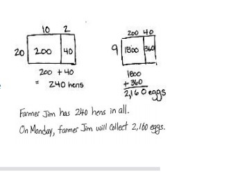 farmer Jim keeps 12 hens in every Coop if farmer Jim has 20 cups how many hens does-example-1