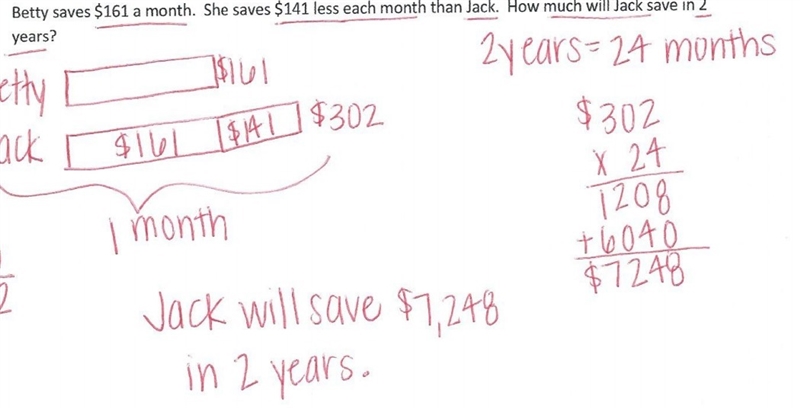 Can someone help? = Betty saves $161 a month. She saves $141 less each month than-example-1