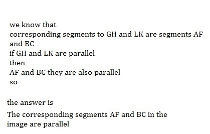 Polygon ABCDEF is the result of a translation of polygon GHIJKL . GH¯¯¯¯¯¯ is parallel-example-2