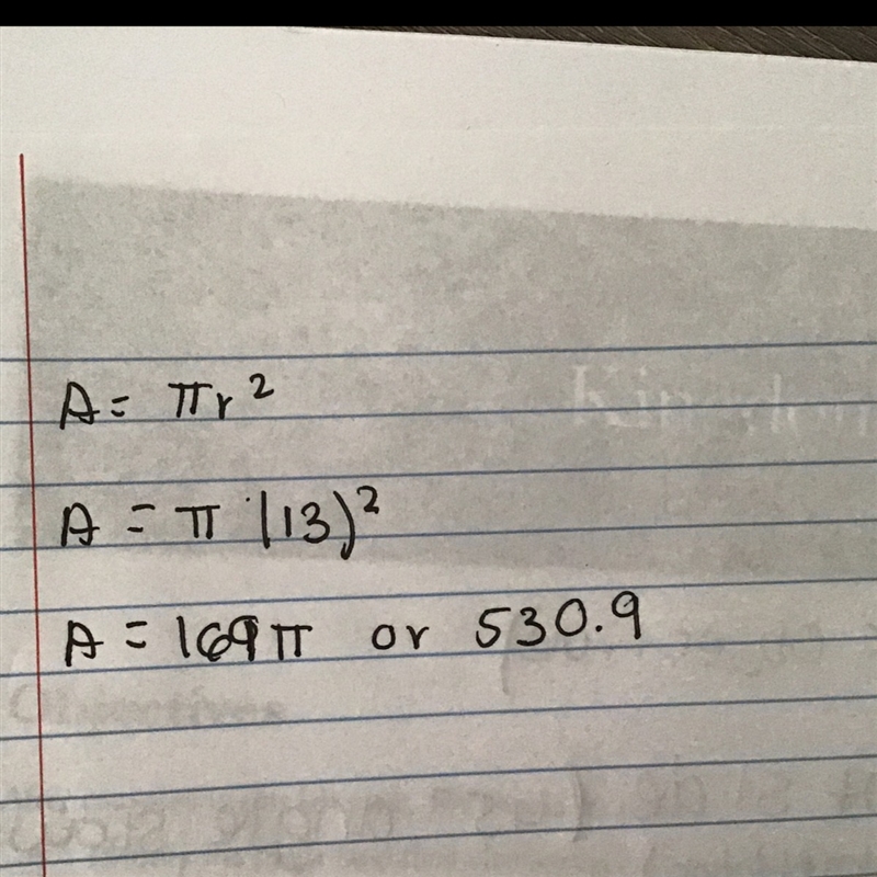 Find out he area of the circle.-example-1