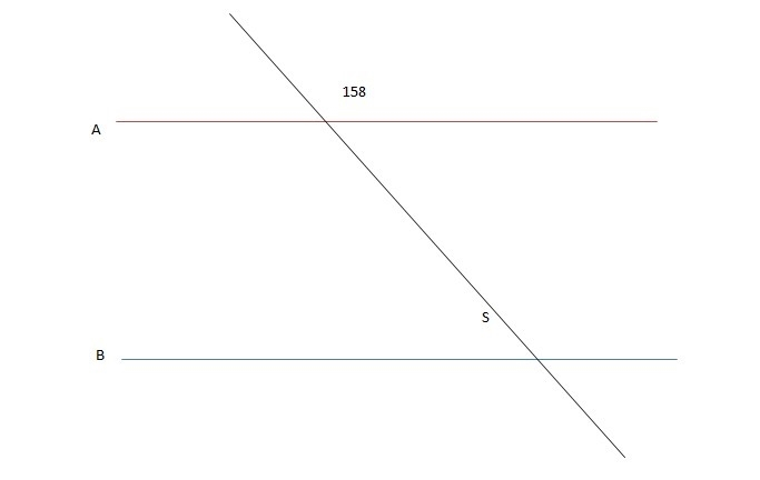 Lines a and b are parallel. What is the measure of angle Enter your answer in the-example-2