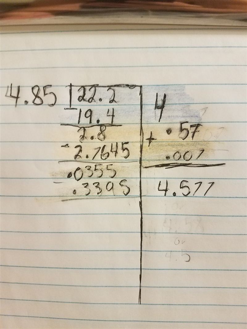 Math question! Show your work. Over the past 4.85 days,Mrs.Smith found that the temperature-example-1