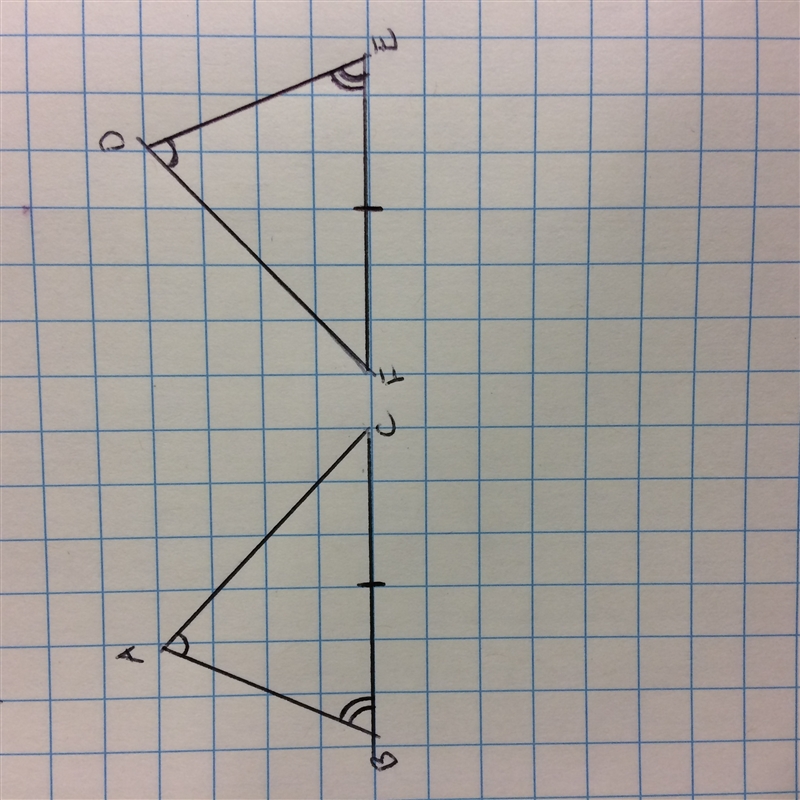 Which of the following statements is true? a. the triangles are congruent by the SAS-example-1