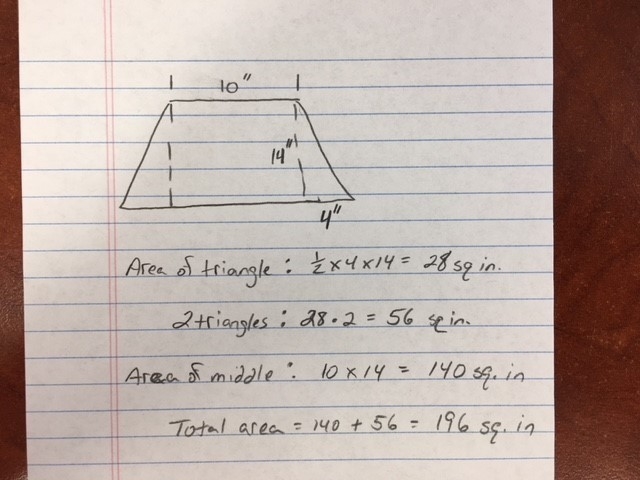 !!THIS IS MULTIPLE QUESTION!! on a boat, a cabin's window is in the shape of an isosceles-example-1