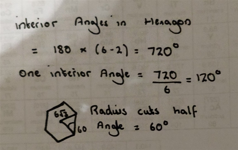 2. Find the measure of each numbered angle 16. Find the area with the given radius-example-1