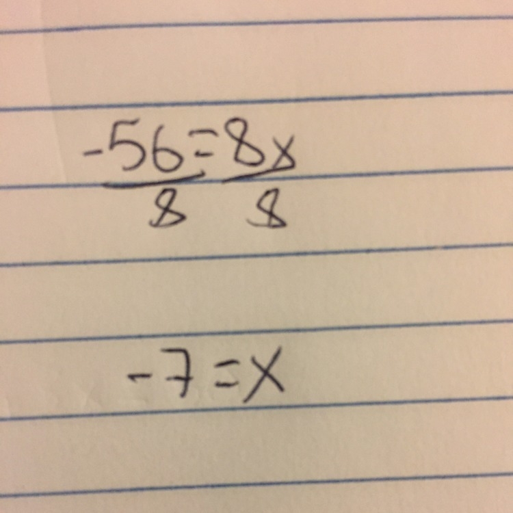 How do I solve b(x) = 8x; b(x) = -56-example-1