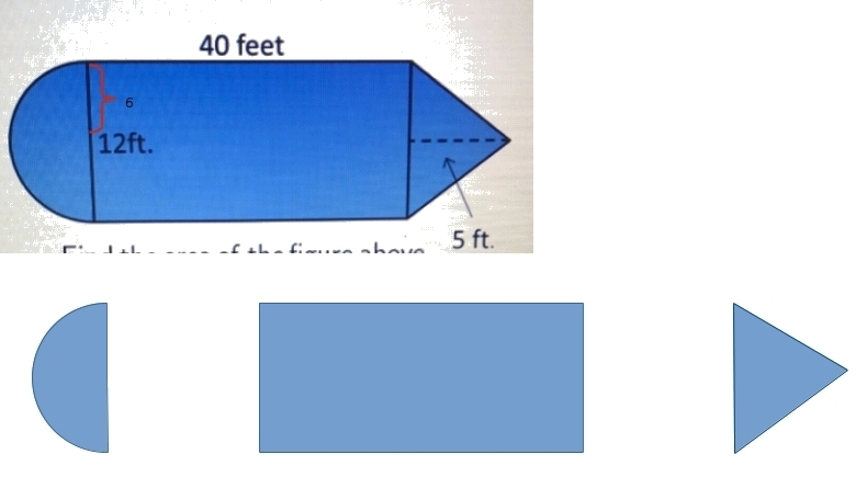 Find the area of the figure above-example-1