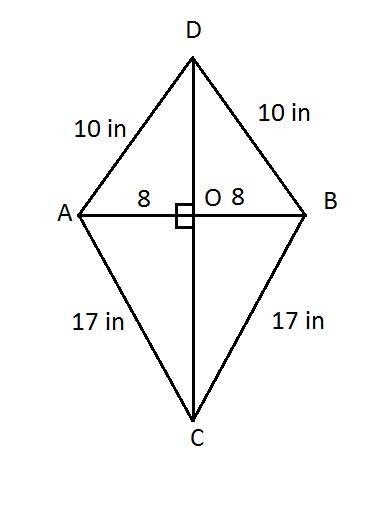 Charlene puts together two isosceles triangles so that they share a base, creating-example-1