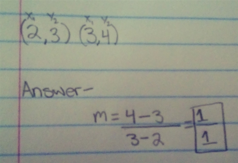 Can you solve this in slope-intercept form. M= - 2/3; (3, 4)-example-1