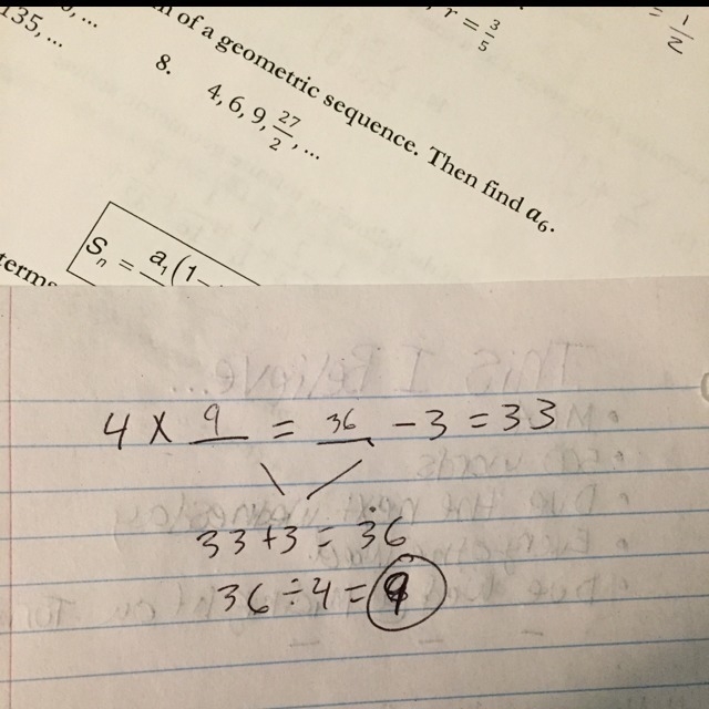 Subracting 3 from the product of 4 and a number results in the number added to 33-example-1