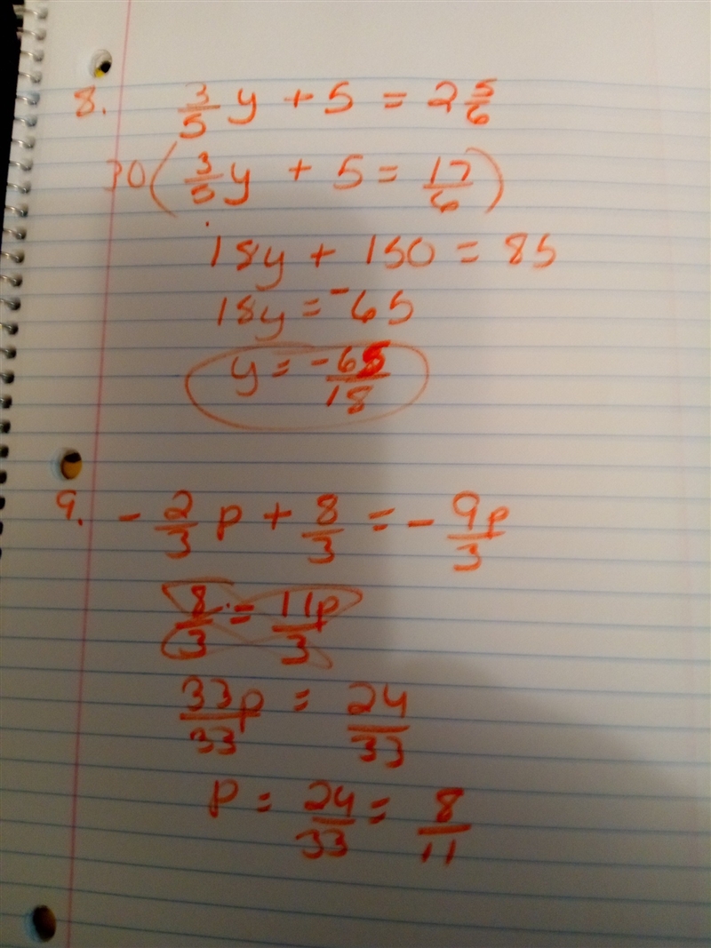 This is the rest of those 2 step equations with fractions teacher didnt help and taking-example-3