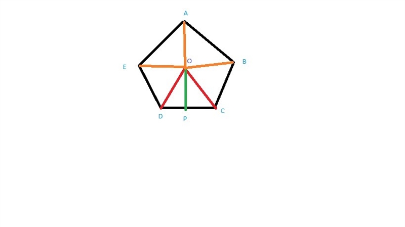 1. Use the diagram of the regular pentagon to support an explanation showing why the-example-1