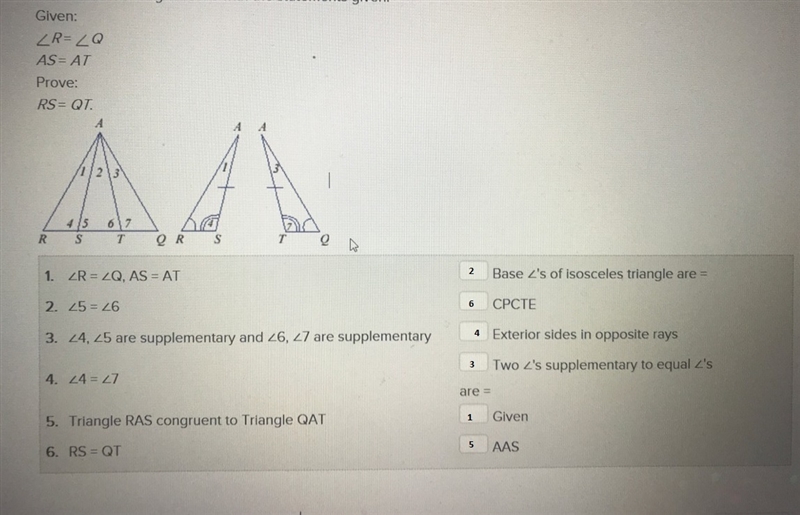 Match the following reasons with the statement givem-example-1