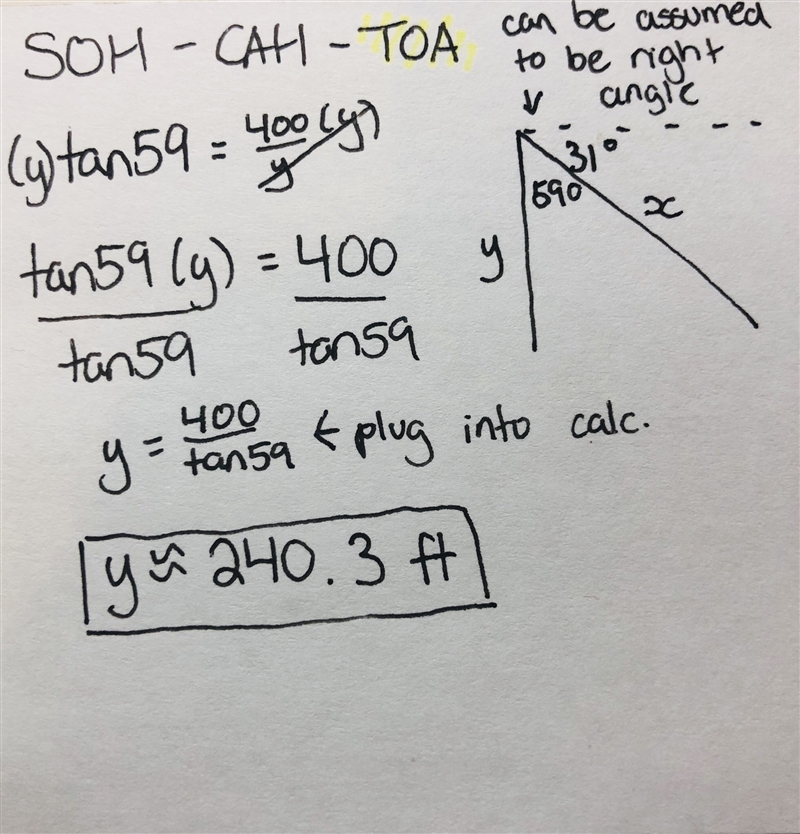 Geometry. Help me please ; find y round to the nearest tenth. provide a clear answer-example-1