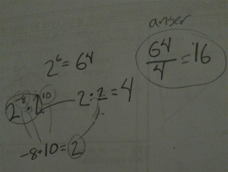 Need help Math 8 lesson 10.4 . I know that i have to keep the base and that the top-example-1