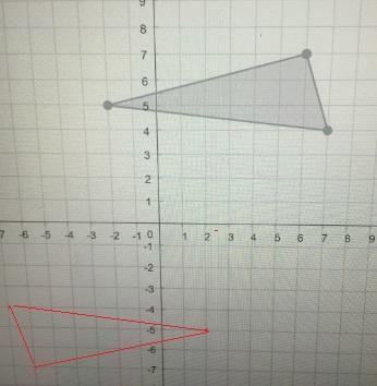 Graph the image of the given triangle after the transformation that has the rule (x-example-1