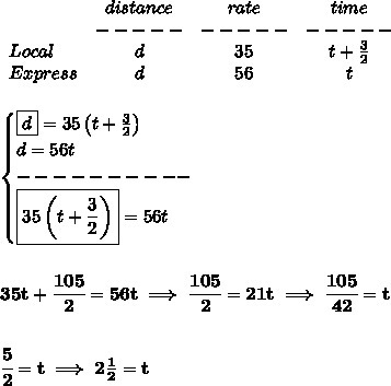 Help!!! Please Math A "Local" train leaves a station and runs at an average-example-1