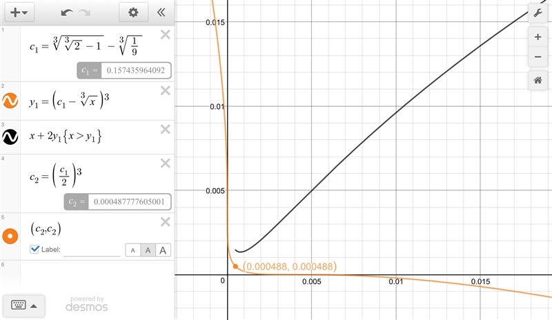 \sqrt[3]{ \sqrt[3]{2} - 1} = \sqrt[3]{a} + \sqrt[3]{b} + \sqrt[3]{ (1)/(9) } \\ \\ If-example-2