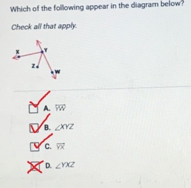 Which of the following appear in the diagram below? Check all that apply-example-1