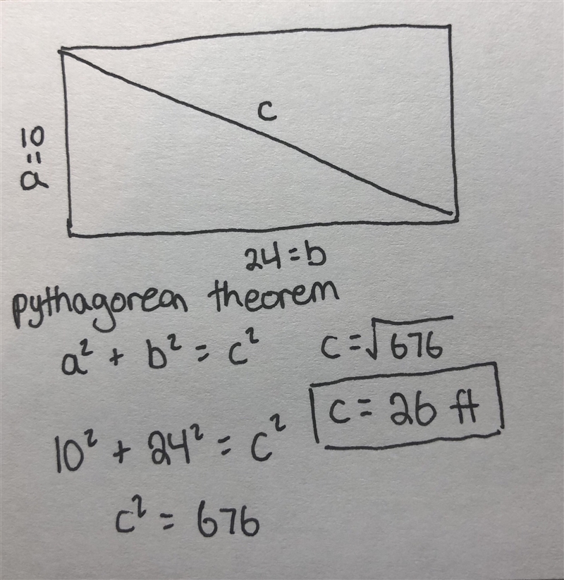 students wish to hang a banner diagonally across the wall of their classroom. if the-example-1