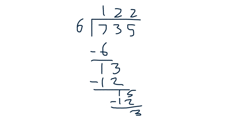 What is 735 divided by 6-example-1