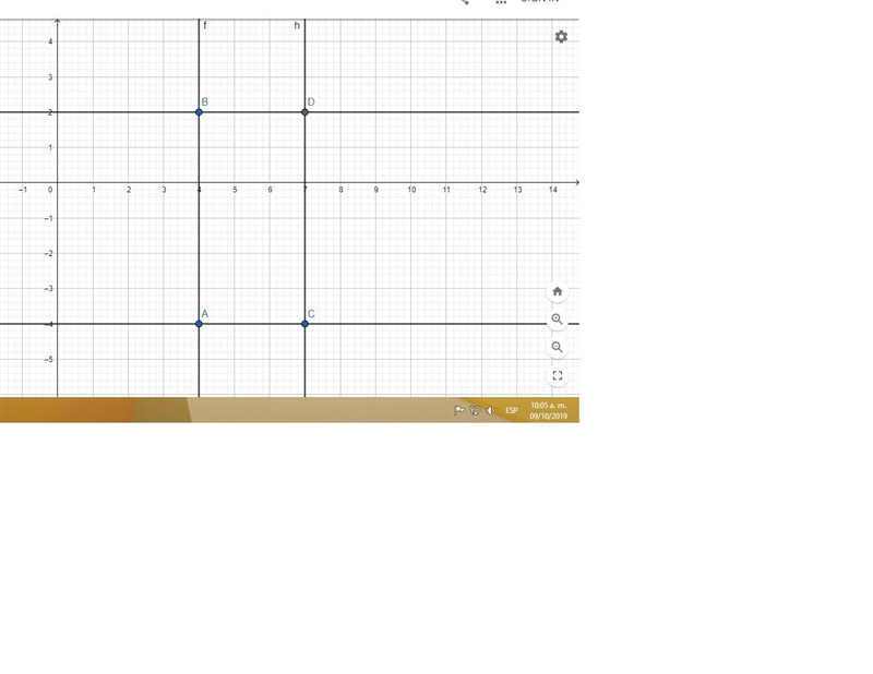 You are designing a rectangular playground. On your scale drawing, the vertices of-example-1