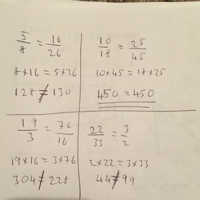 Which of the following equations is a proportion?-example-1