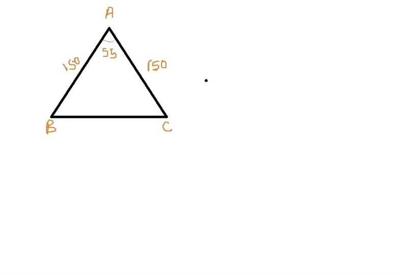 A horse corral is situated on a triangular plot of land. Two sides of the plot are-example-1