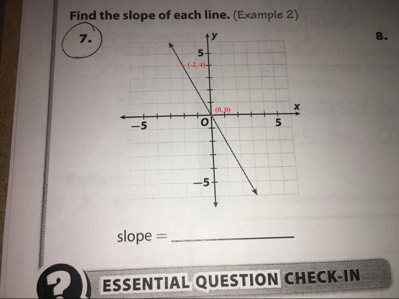 Find the slope of each line-example-1