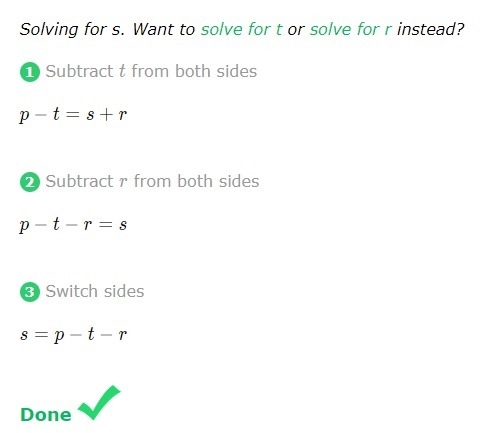 P=s+t+r solve for s please help-example-1