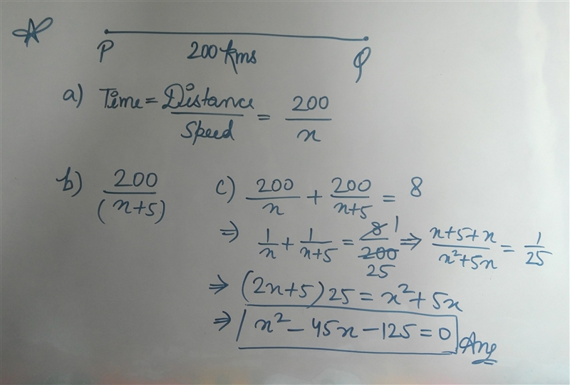 How to solve this ? the question asked, the distance between two houses P&Q is-example-1