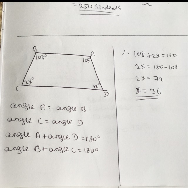 What is the measure of x-example-1