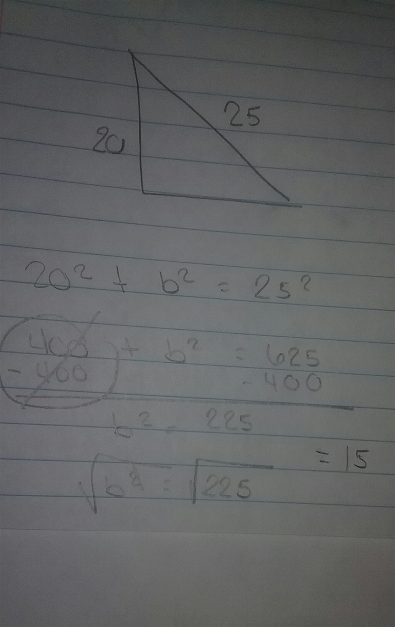 What is the length of the side of a right triangle that has a side length of 20mm-example-1