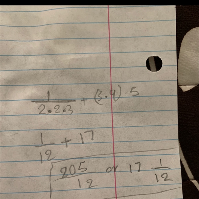 WILL GIVE 15 POINTS What is the value of Fraction 1 over 2x3 + 3.4y when x = 2 and-example-1